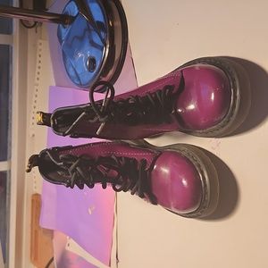 Dr. Martens Purple Boots